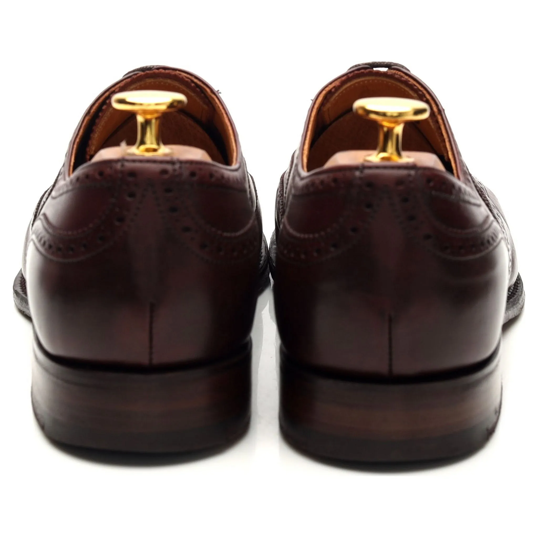 Women's 'Maisie' Burgundy Leather Oxford Brogues 6.5 D