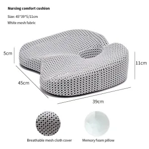 Woowooh Slow Rebound Memory Foam Seat Cushion