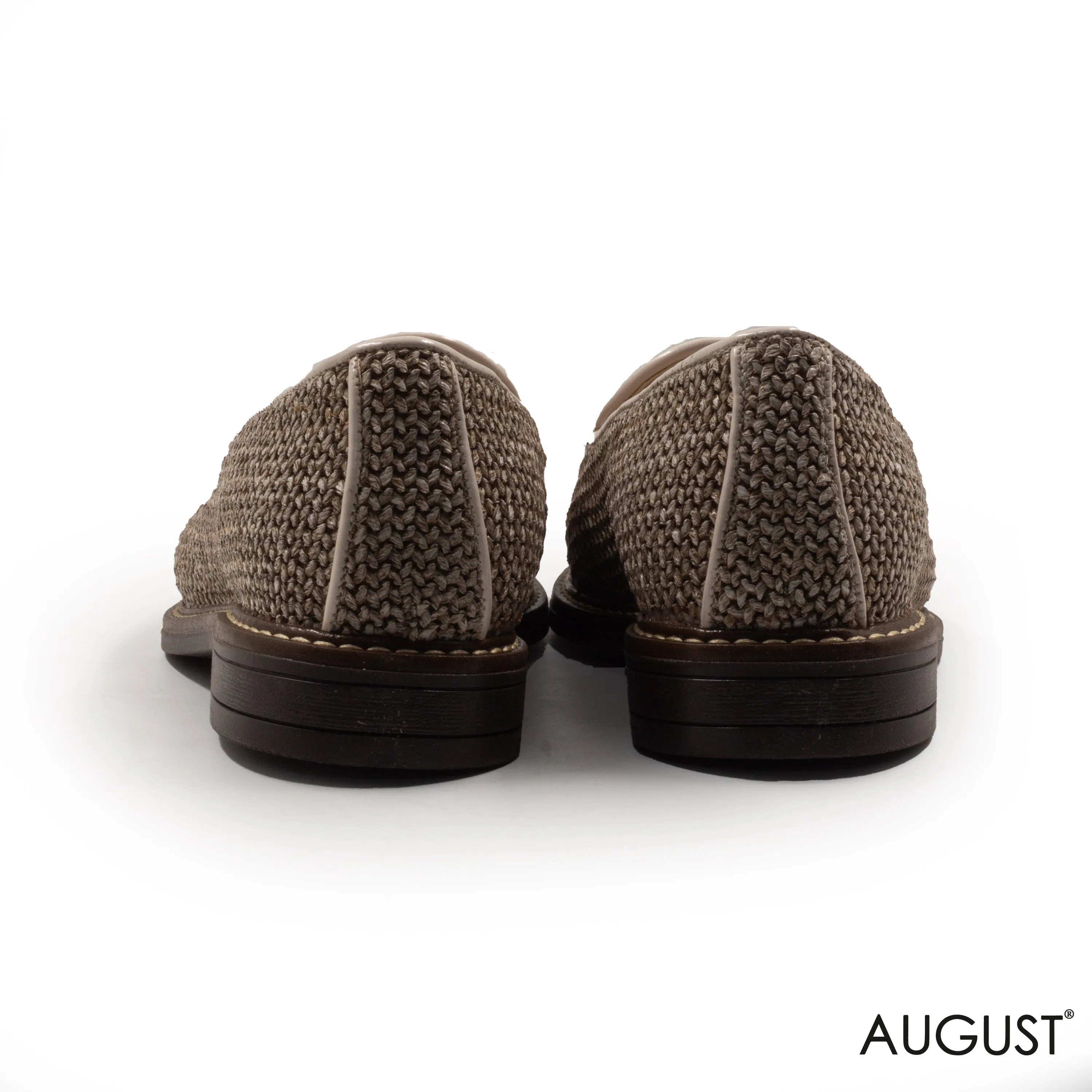 WOVEN MODREN LOAFERS NEUTRAL TONE