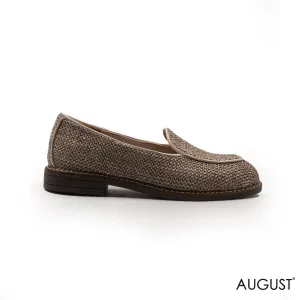 WOVEN MODREN LOAFERS NEUTRAL TONE
