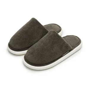 YouDiao Men's Cotton Slippers - Cocoa Brown, Size 40-41
